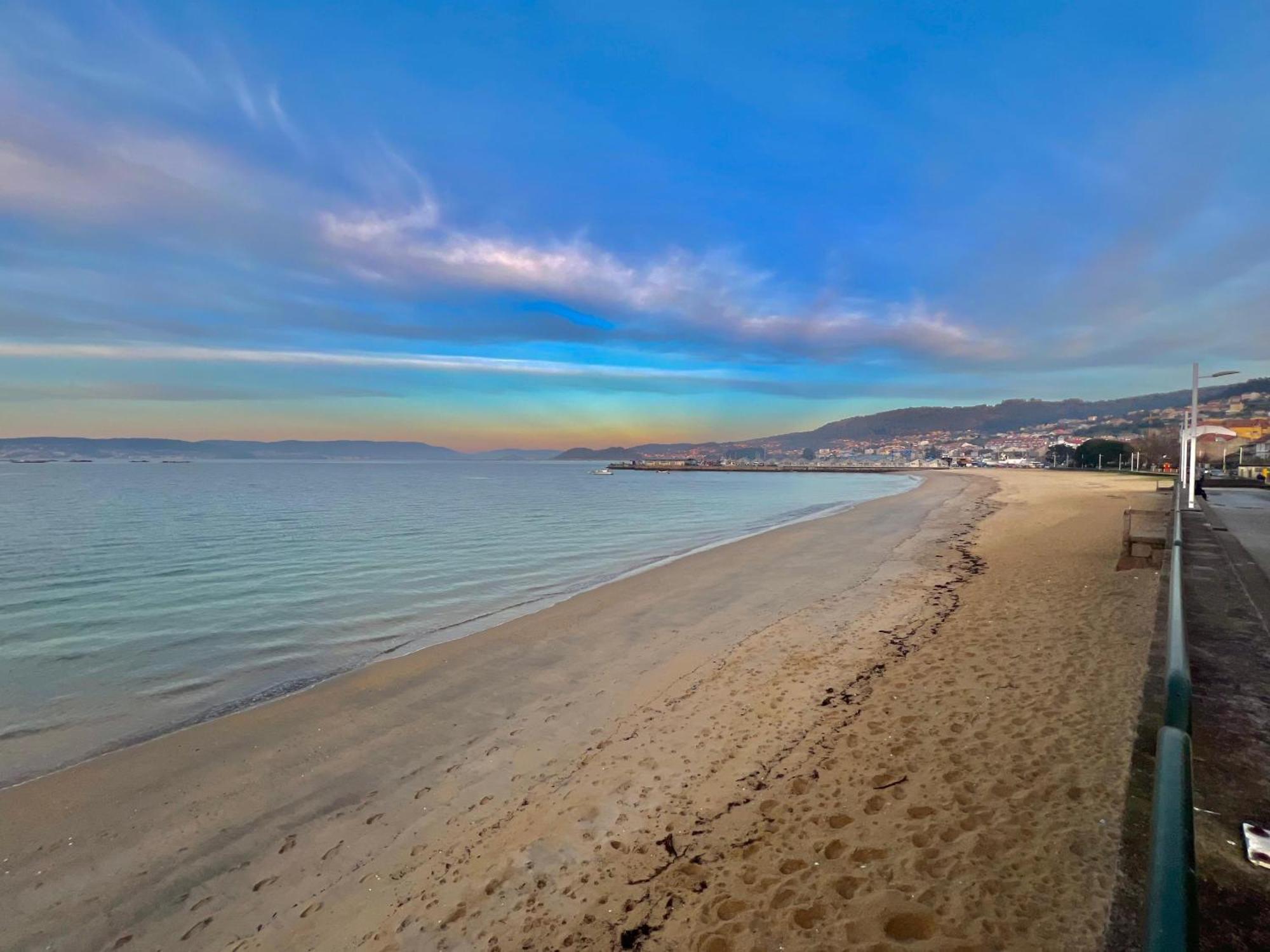 Apartamento Centrico Cerca De La Playa Bueu Exterior foto